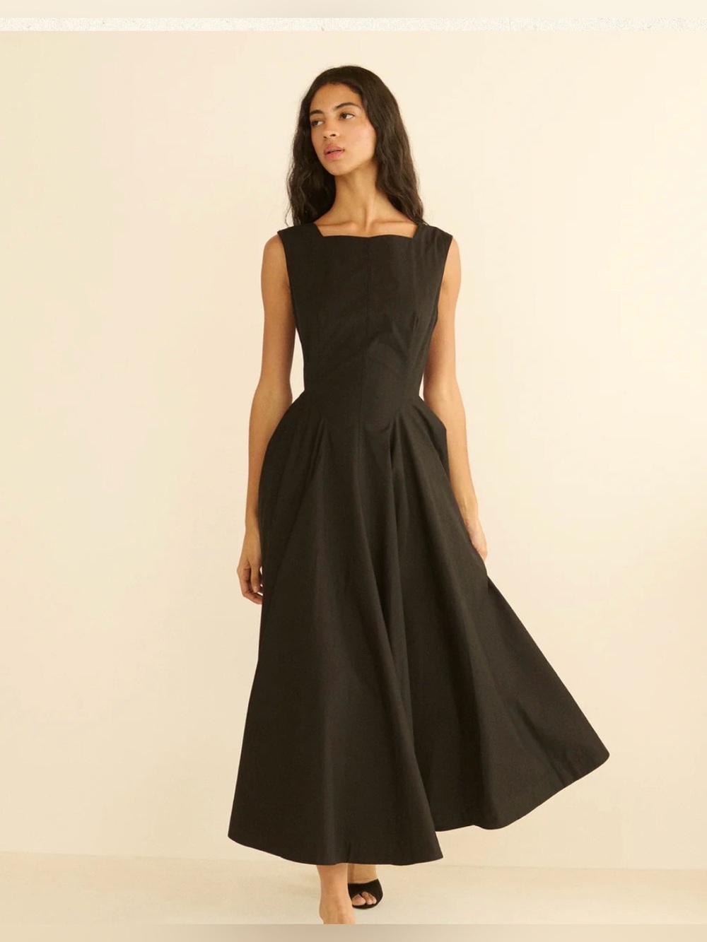 NWT Doen Black Riviere Dress - Picture 1 of 9